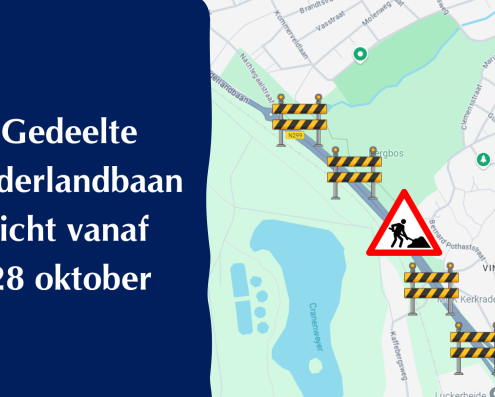 Roderlandbaan afgesloten